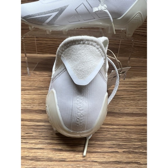 Adidas Adizero Electric 1 II Football Cleats White Silver IF1914 Men's Size 9 - Picture 4 of 11